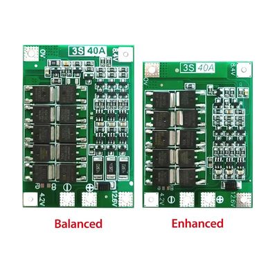 CA-3S-40A Li-Ion Lithium Batterij PCB BMS Beschermingsbord