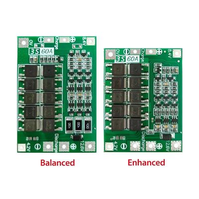 CA-3S-60A Li-ion Lithium Battery Charger Lipo Cell Module PCB BMS Beschermingsbord Voor Boormotor 12.6V Met Balans