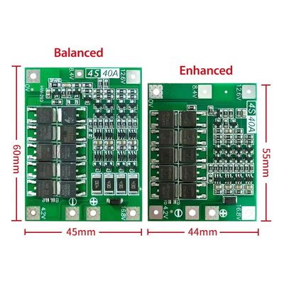 CA-4S-40A Li-ion batterij oplader Lipo cel module PCB BMS beschermingsbord voor boormotor 12.6V met evenwicht