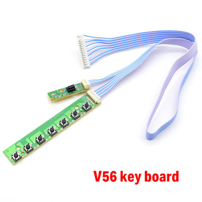 7K V59 V56 Universele 7 toetsen toetsenbord Plaat voor LCD-TV-hoofdbord Accordance-toetsenbord met IR