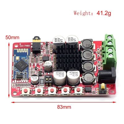 CA-7492B Digitale BT-versterkermodule met CSR5.0 Bluetooth 2*50W-uitgang en 8-24V gelijkstroom
