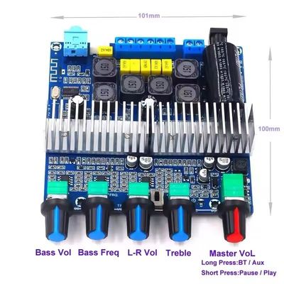 CA-3169B 2.1 Channel Audio Power Amplifier Board met TPA3116D2 chip en 100W Max Output