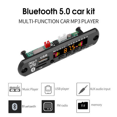 Bluetooth 5.0 Audio-module met kleuren scherm en MP3-decoderbord voor autoversterker
