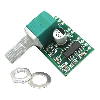 PAM8403 Audioversterkerkaart met 2*3W vermogen 5V USB en potentiometervolumeregeling