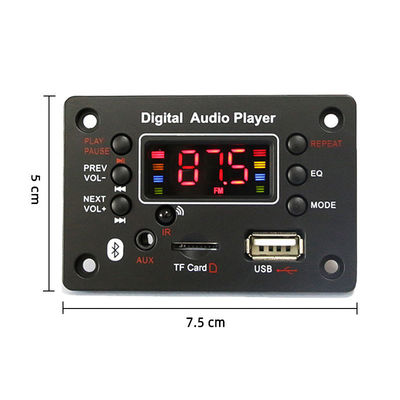 Auto-audio-accessoires met USB FM-radio-stemrecorder ondersteunt WAV-scherm Ja en batterijduur meer dan 20 uur