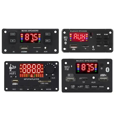 Bluetooth 5.0 MP3 Decoder Board met 100W Power en Multi-Format Support voor USB TF FM AUX