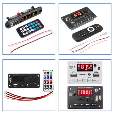 MP3-speler USB-module BT 5.0 MP3 Decoder Board FM AUX Radio Recording Power Amplifier