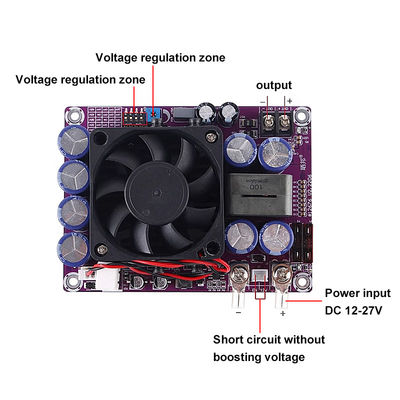 500W 25A Auto Power Amplifier Power Supply Module DC-DC Step Up Boost Converter Boost Module