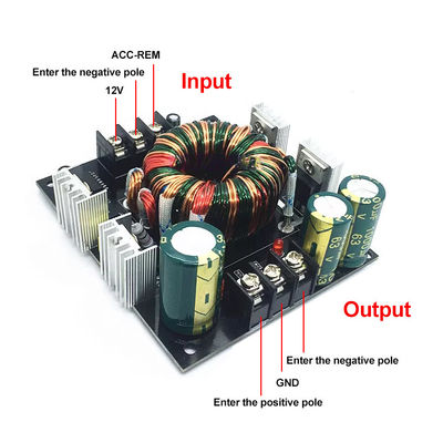 DC-naar-DC-converter Dual Power Board Car Amplifier Single 12V tot 24V 35V Subwoofer Boost