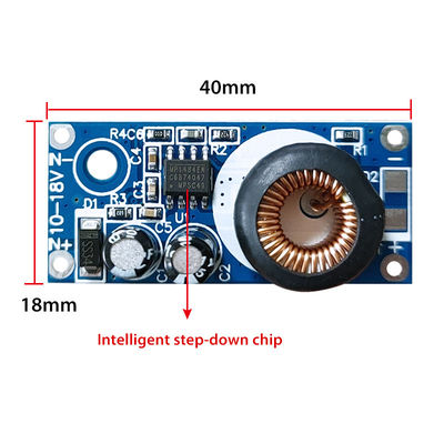 DC-DC-converter stap-downspanning PCB-circuit board 10-18V voedingsmodule IC's