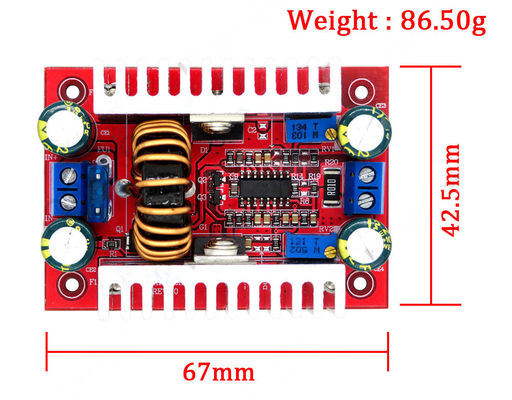 3-5V DC 400W 15A Step-up LED-chauffeur oplader stroomvoorziening module voor spanningsverhoging