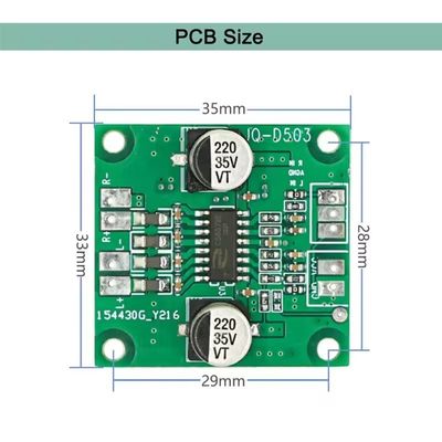 2*40W Mini Versterkermodule met DC 5V-26V Power en CS8673E IC