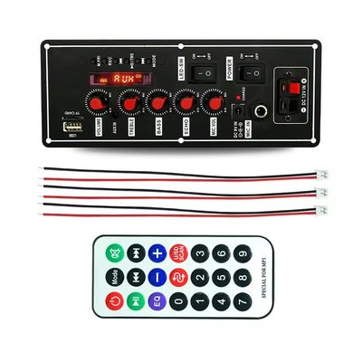 Draadloze draadloze microfoon-trolley-luidspreker met FM-radio en Bt-decoderversterker
