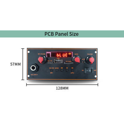 2x10W 3.7V True Stereo Bt Trolley Stereo Moederbord MP3 Decoder Versterker Board met microfoonfunctie
