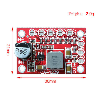 Stepping Down Power Module CA-1239 Verstelbare Buck Converter 5-15V Input 1.25V/1.5V/1.8V/2.5V/3.3V/5V Output