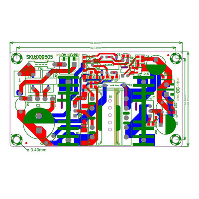 24V 50W schakelstroomvoorziening AD-DC-kernmodule voor industriële besturingssystemen