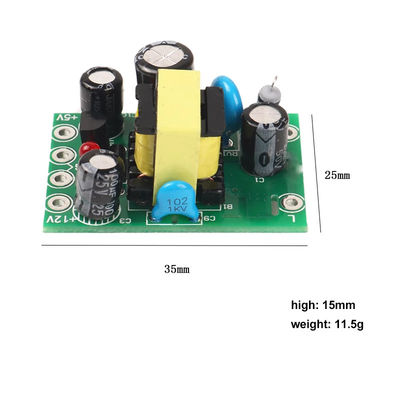 Standaard montage-type AC-DC 110-220V schakelmodule met 6W uitgangsvermogen