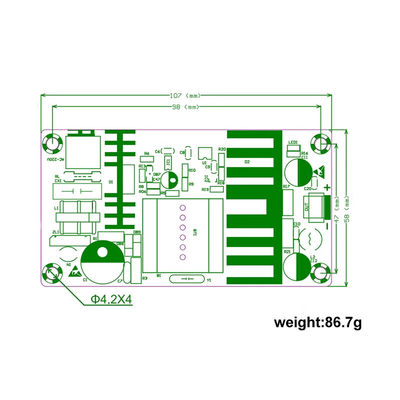 300W High Power Switching Power Supply Module voor AC 85-265V naar DC12V 8A Boost Converter