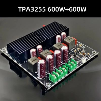 SAMP-200 HIFI Dual Core TPA3255 2 Channel 600W 600W Digitale stroomversterker van klasse D