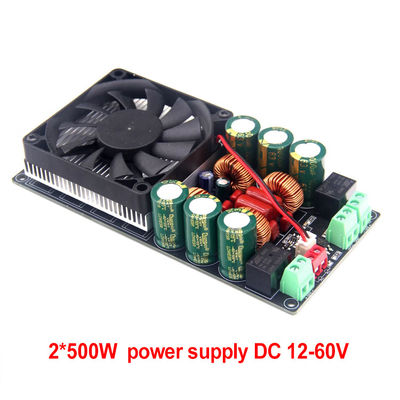Private Mold NO 2*500W Class D Digitale Stereo HiFi Power Amplifier Board 12V 24V 36V 48V voor Car Karaoke Home Theater Subwoofer Speaker