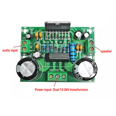 100W Mono Versterker Board met dubbele AC12-32V stroomvoorziening voor 2 kanalen