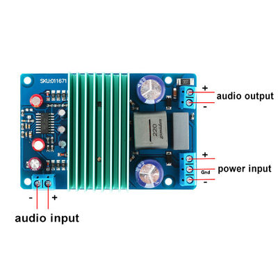 250W HIFI-digitale versterker van klasse D met LM3886 voor professionele audiosystemen
