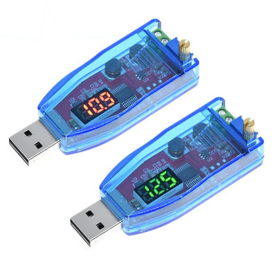 Verstelbare potentiometer USB-stap-up/down-omvormer voor LED-DC-DC 5V naar DC 1-24V-vermogen