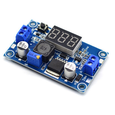 Verstelbare LM2596S Step-Down Buck Converter Power Supply Module met display en één