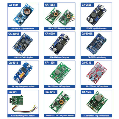 Standaard montage-type DC-DC-step-down-module voor 10-18V stroomvoorziening PCB-circuit board