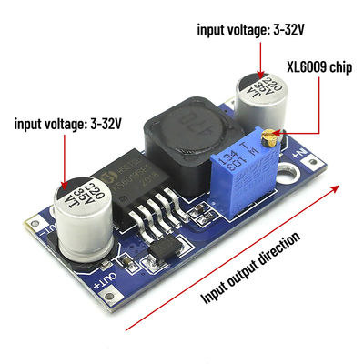 LED en LCD Compatibel 43*22mm Super XL6009 DC-DC Boost Module met verstelbare uitgang