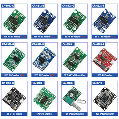 1 kanaal 12V DC Digitale uitgang BT Audio module Luidsprekerversterker