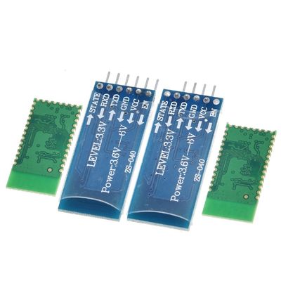 Draadloze Bluetooth-module HC-05 HC-06 RF-transceiver met 2,4G-frequentie, 3,3V TTL-niveau en 10 meter bereik UART-converter