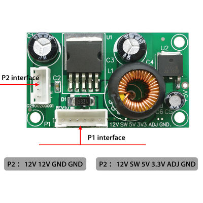 BENQ Power Supply Module LED LCD 12V tot 5V tot 3.3V Stepslagspanningsomzetbord