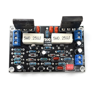 100W DC 35V C1-001 Mono Channel HIFI Audio Amplifier Board met 2SC5200 2SA1943 buizen