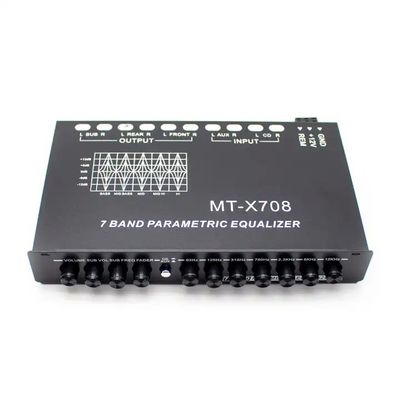 Auto-equalizer met 5-segment equalizer AUX-ingang voor verbeterd autoradiosysteem