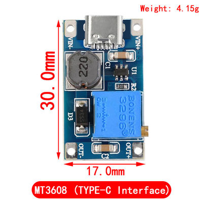 Creatall MT3608 DC-DC Boost Module 2A Boost Board Input Voltage 2-24V Output Voltage 30V
