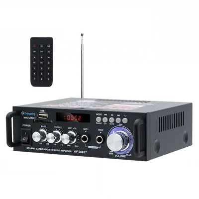 Draadloze BT 2.0Stereo Audio Versterker LDZS AV-298BT voor autoversterkers en KTV Home