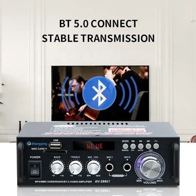 Draadloze BT 2.0Stereo Audio Versterker LDZS AV-298BT voor autoversterkers en KTV Home