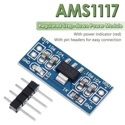 AMS1117 3.3V module-IC's voor toepassingen voor stroomvoorziening van 1,5V 1,8V 2,5V 3,3V