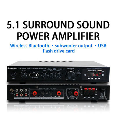 KTV Home Theatre System Professional Versterker Board met 2 Mic Inputs en LDZS 5.1 Channel Nobsound Stereo Mixer