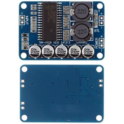 35W Digitale Versterker TDA8932 Blauw Audio Board voor werkspanning DC 10-30V
