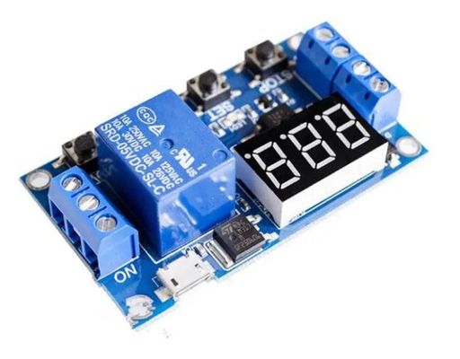 Verzegeld 12V digitaal LED-display Timer On/Off Relay Switch Board voor PCB-productie