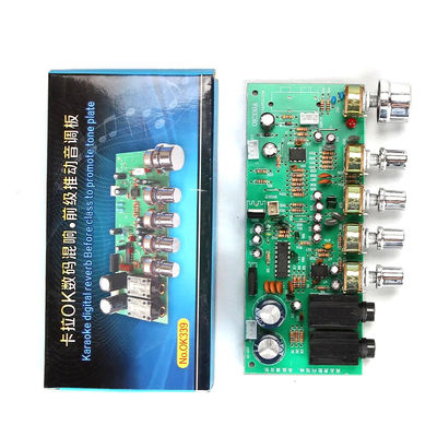 OK339-serie Low Noise Amplifier Board met Reverb voor Dual AC12-15v Power Amplifier Preamp
