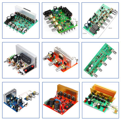 Dual AC Series Power Amplifier Board Preamp DX338A met Dual 12V Linear en Comparators