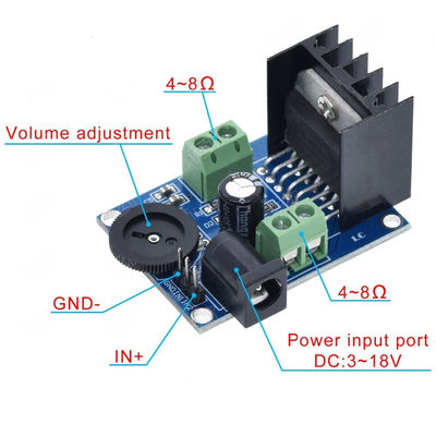 TDA7266 Audio Versterker Board 2 Kanalen Stereo Versterker Module 15W + 15W voor HIFI Luidspreker Uitbreiding