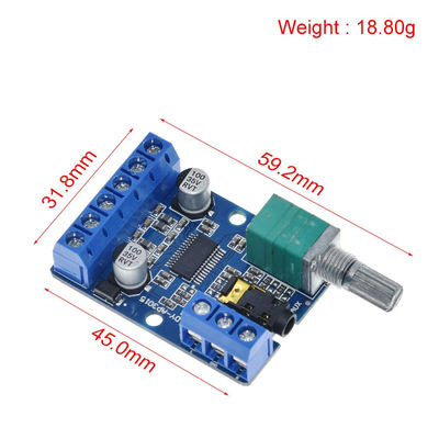 30Wx2 High Power Stereo Digital Amplifier Board met 12V/24V stroomvoorziening voor DIY Audio Projects