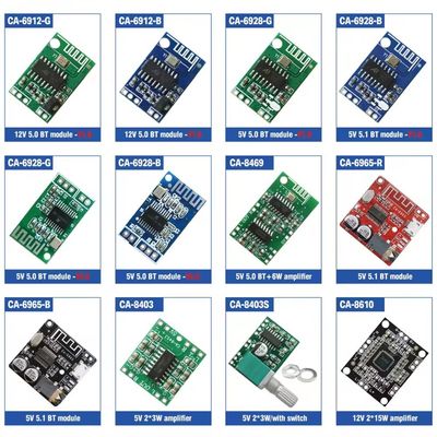 CA-8610S PAM8610 Dual Channel 12V 2x10W HiFi Stereo Versterker Board voor audioproducten