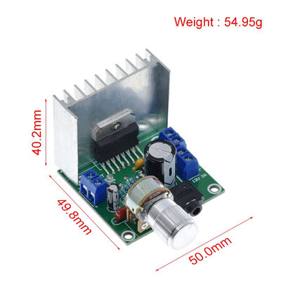 TDA7297 12V dubbelkanaalversterker Audio board met geluids- en geluidsvrij ontwerp
