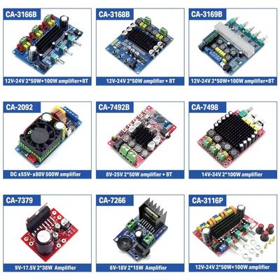 50W*2 100W TPA3116D2 BT 5.0 HIFI Digital Power Subwoofer Versterker Board voor Audio