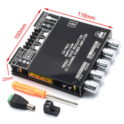 CA-TB21 2.1 Channel BT Subwoofer Versterker Audio Board 2*50W+100W 12-24V AMP